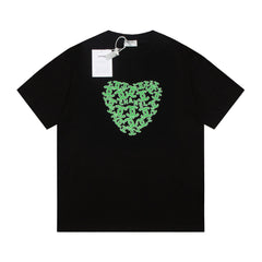 Heart printed T-shirt