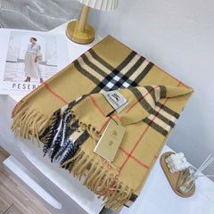 Classic Plaid Tassel Unisex Scarf