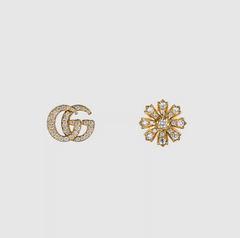 Daisy Asymmetric Stud Earrings