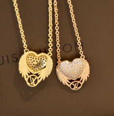 Love Angel Diamond Necklace