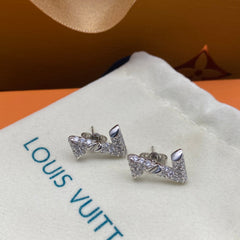 Full Diamond Inverted Stud Earrings