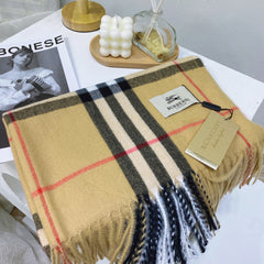 Classic Plaid Tassel Unisex Scarf