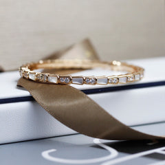 Luxury snake bone bracelet