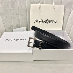 Genuine leather fashionable internet celebrity belt, 3.0cm