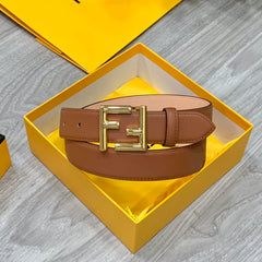 Double-sided top layer cowhide belt width 30MM