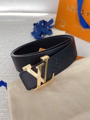 Double-sided imported calfskin belt 4.0Cm