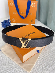 Double-sided imported calfskin belt 4.0Cm