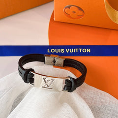 Luxury leather bracelet