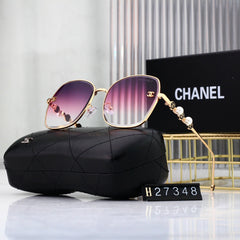 Luxury Pearl Metal Leg Sunglasses