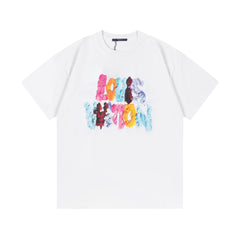 Watercolor print T-shirt