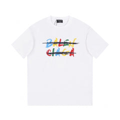 Horizontal line printed T-shirt