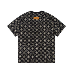 Retro monogram print T-shirt