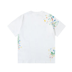 Irregular print T-shirt(summer preferred)