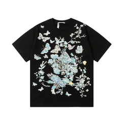 Floral Butterfly World T-shirt