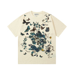 Floral Butterfly World T-shirt