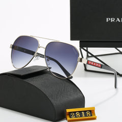 Double Bridge Metal Cool sunglasses