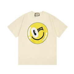 Smile print T-shirt