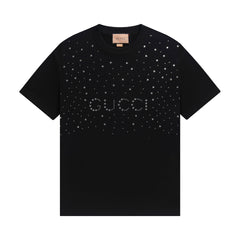 Luxury crystal sequin T-shirt