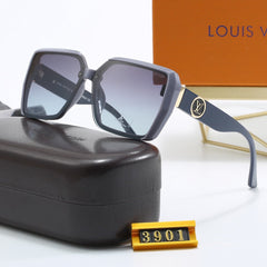 Fashionable simple square frame sunglasses