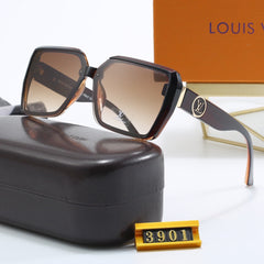 Fashionable simple square frame sunglasses