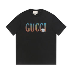 Gradient letter print T-shirt