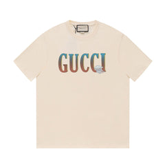 Gradient letter print T-shirt