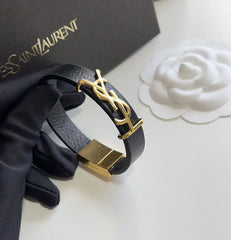 Luxury leather bracelet