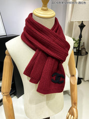 Fashionable diamond jacquard knitted 100% cashmere scarf