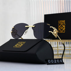 Metal temple gradient sunglasses