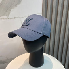 Embroidered canvas baseball cap