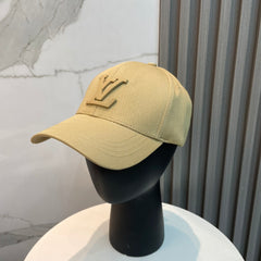 Embroidered canvas baseball cap