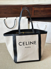 Double-color canvas tote bag