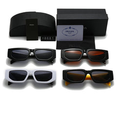 Fashion small square frame universal sunglasses