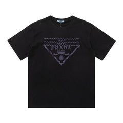 Simple Triangle Print T-shirt