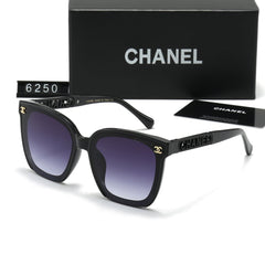 Classic Woman's Diamond Letters Frame Sunglasses