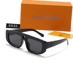 Gradient Acetate Frame Metal Sunglasses