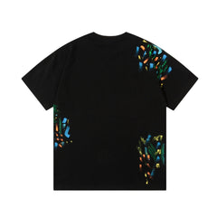 Alphabet Graffiti Splash Ink T shirt